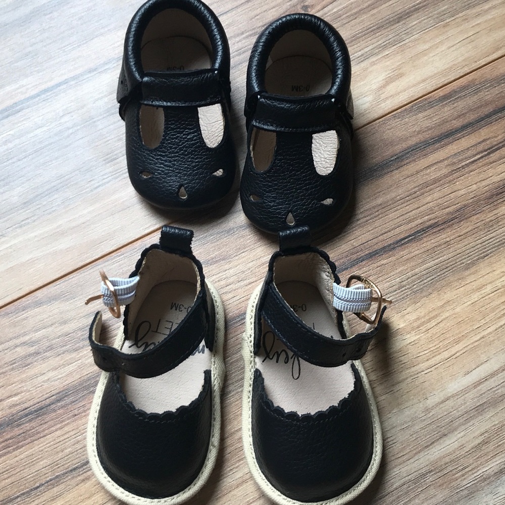 SOLD!!!!!!Monkey Feet Baby Girl Shoes